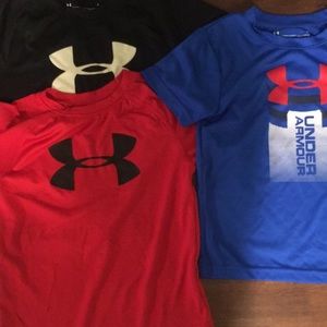 Set of 3 Under Armor Heatgear short sleeve tees